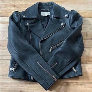 Michael Kors Black Leather Jacket